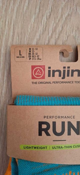 Skarpet Injinji Run Lightweight No Show Socks roz. L 44,5-47EU
