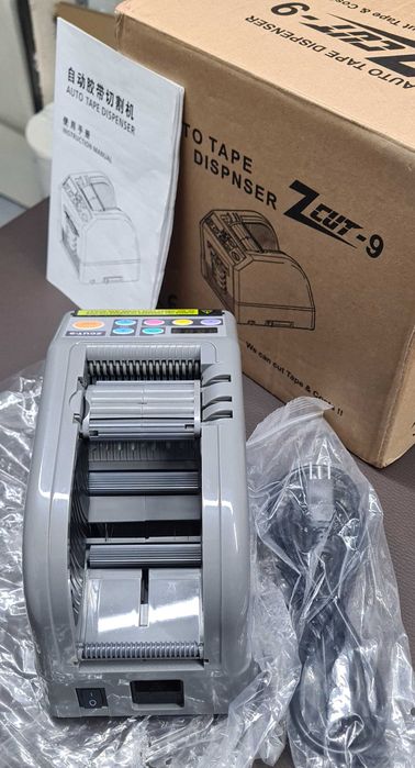 Dispensador Fita Adesiva Elétrico Automático com Cortador ZCUT-9 110V
