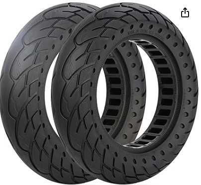 Pneu trotinete sólido anti furo ( antifuro ) - 10x2.5 - 2 disponíveis