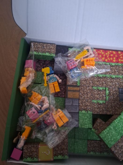 Klocki magnetyczne minecraft