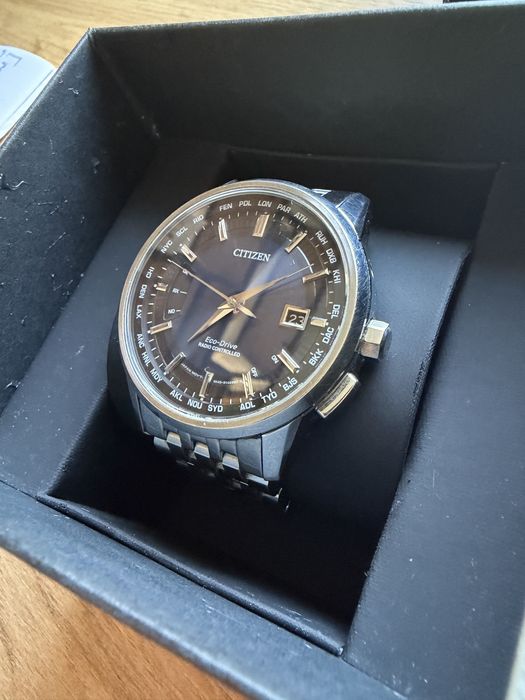 Zegarek Citizen eco drive radio controlled