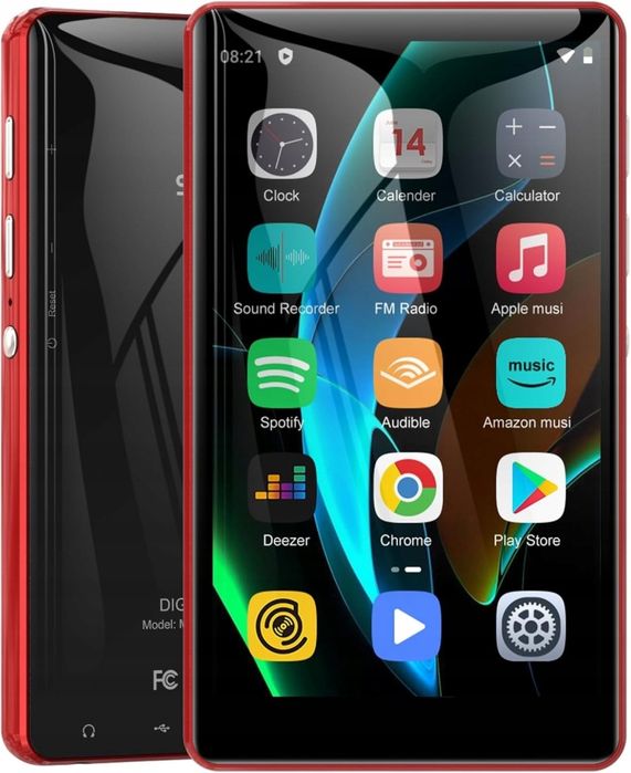 Odtwarzacz MP3 Bluetooth WiFi 80GB Android 4" Dotykowy MP4 Radio FM HiFi