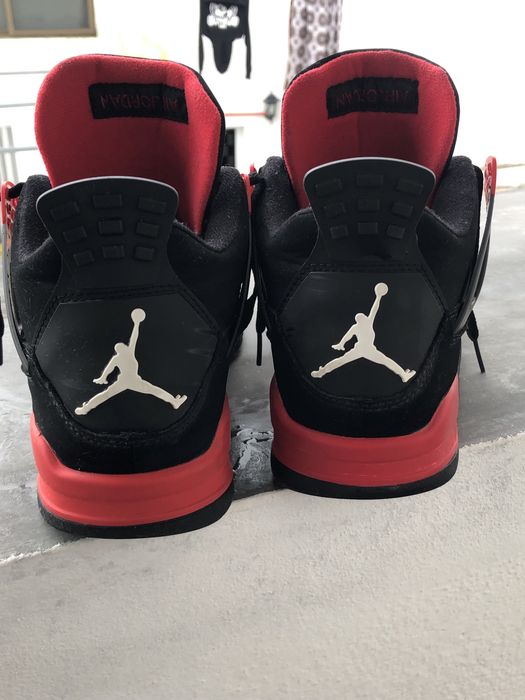 Jordan 4 Retro Red Thunder - Tamanho 44