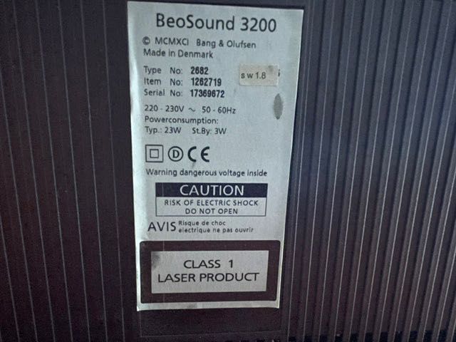 Bang & Olufsen 3200
