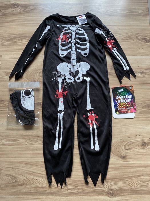 Strój szkielet dla chłopca 105/116