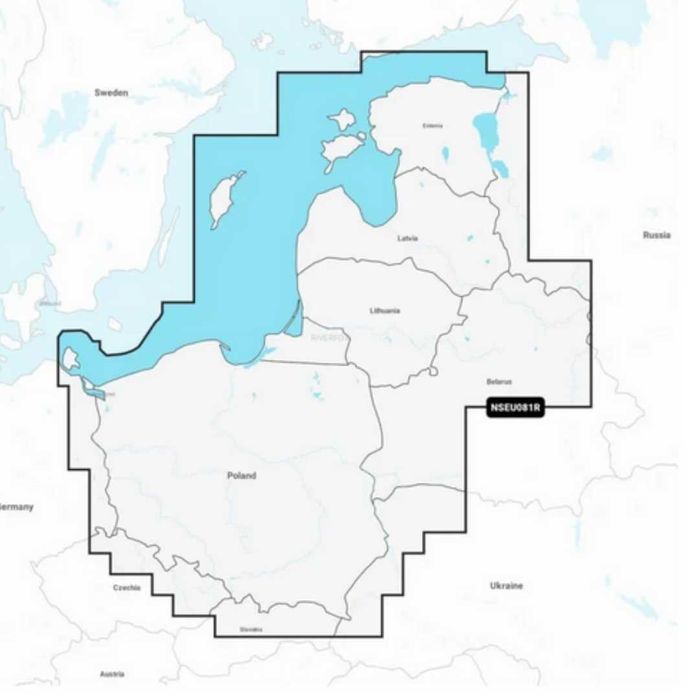Mapa Garmin Navionics ™ Morze Bałtyckie Wschodnie Wybrzeże PROMOCJA