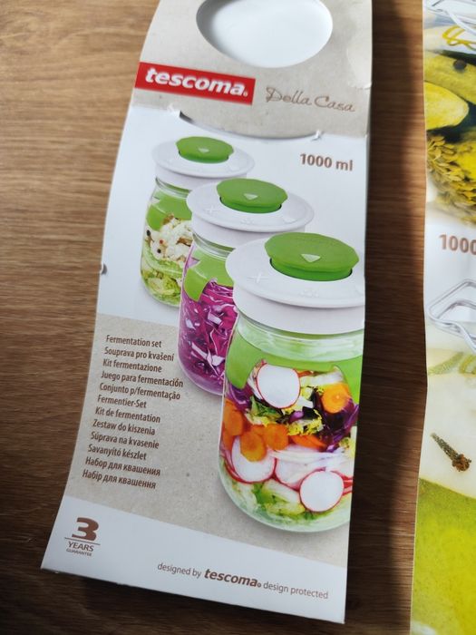 Conjunto frascos fermentação tescoma