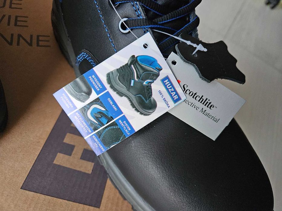 Nowe buty trzewiki certyfikowane PW Krystian Huzar Non Metalic S3 46