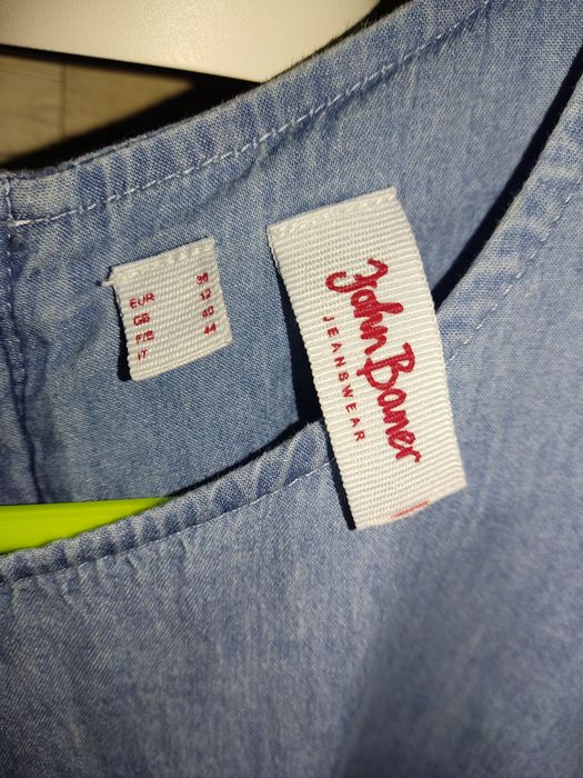 Sukienka w kolorze jeansu 38 M Bon Prix