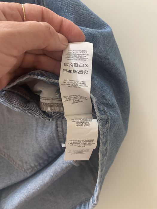 Primark denim dżinsowa jeansowa niebieska spódnica r. 38/40