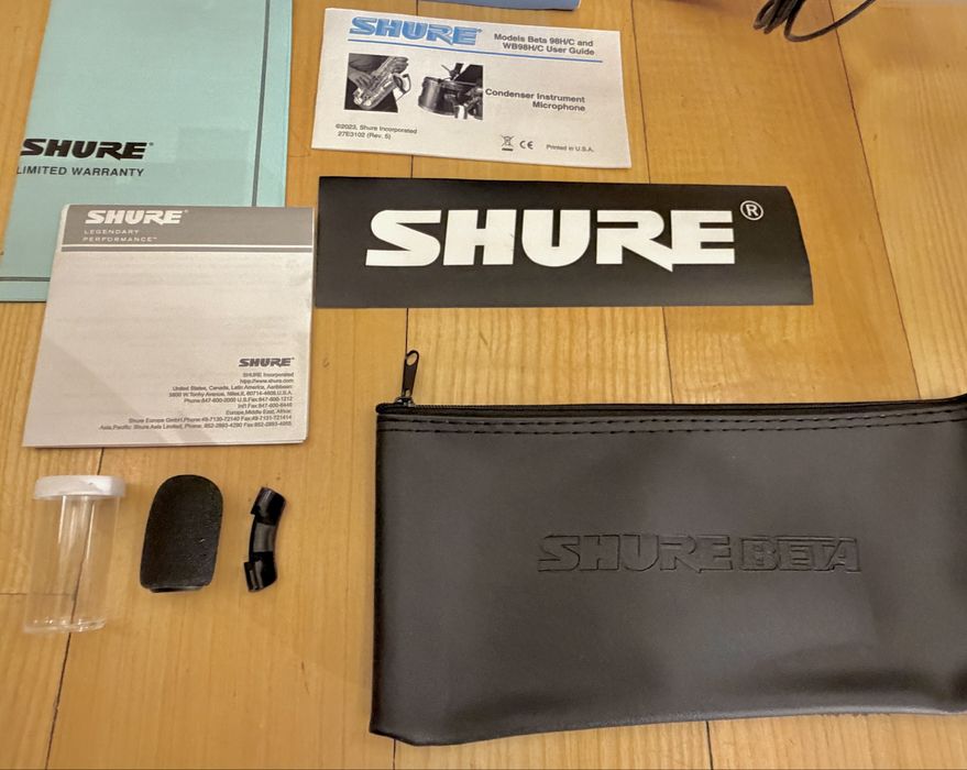 Shure Beta 98, Новий Інструментальний мікрофон для саксофона,Beta WB98