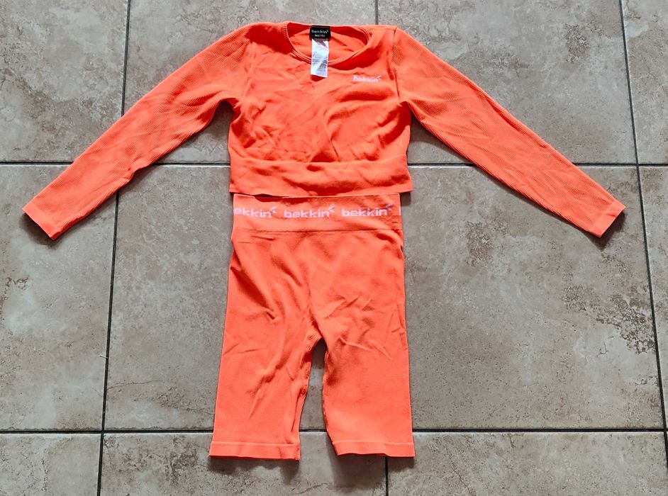 komplet dziewczęcy letni bekkin 146/152