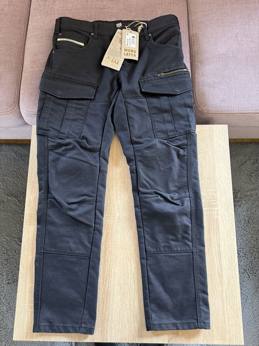 Spodnie motocyklowe John Doe Defender Mono Black rozm. 31/32