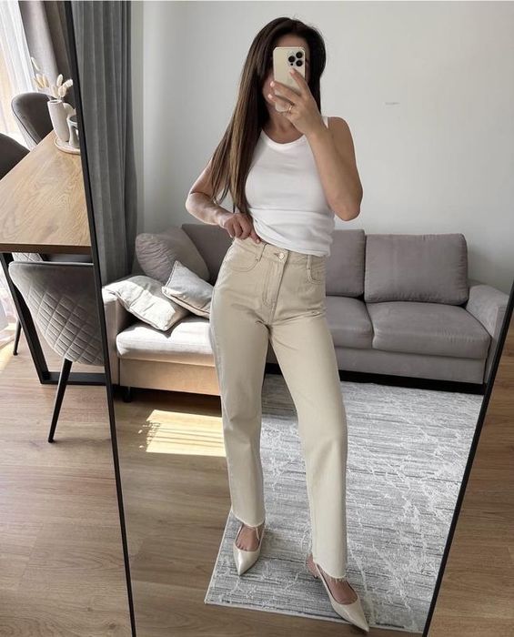 Прямі джинси ZARA