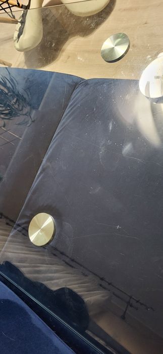 Nowoczesny szklany stół 160x80 cm