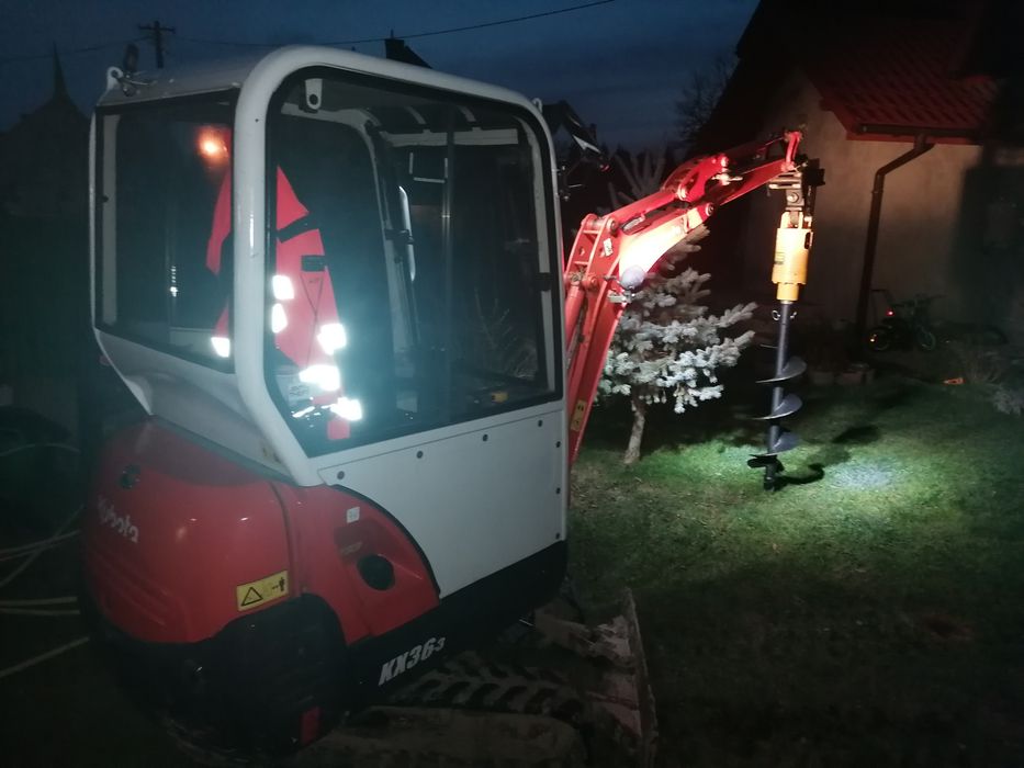 Usługi minikoparką, mont. ogrodzeń