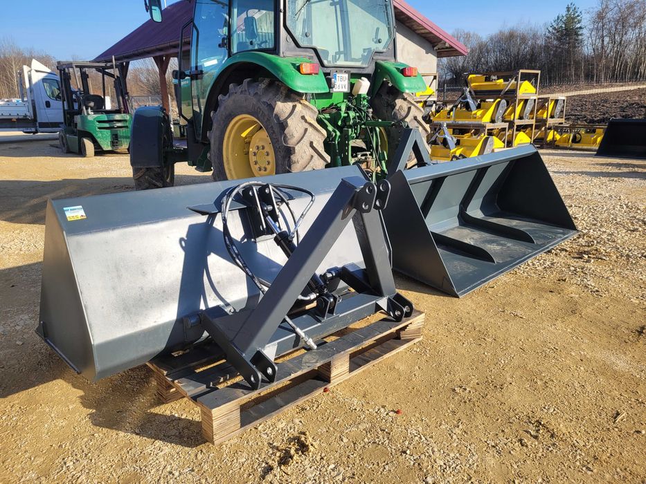 Łycha/ łyżka na tył ciągnika/ przedni TUZ z KIPREM HYDRAULICZNYM- Nowa
