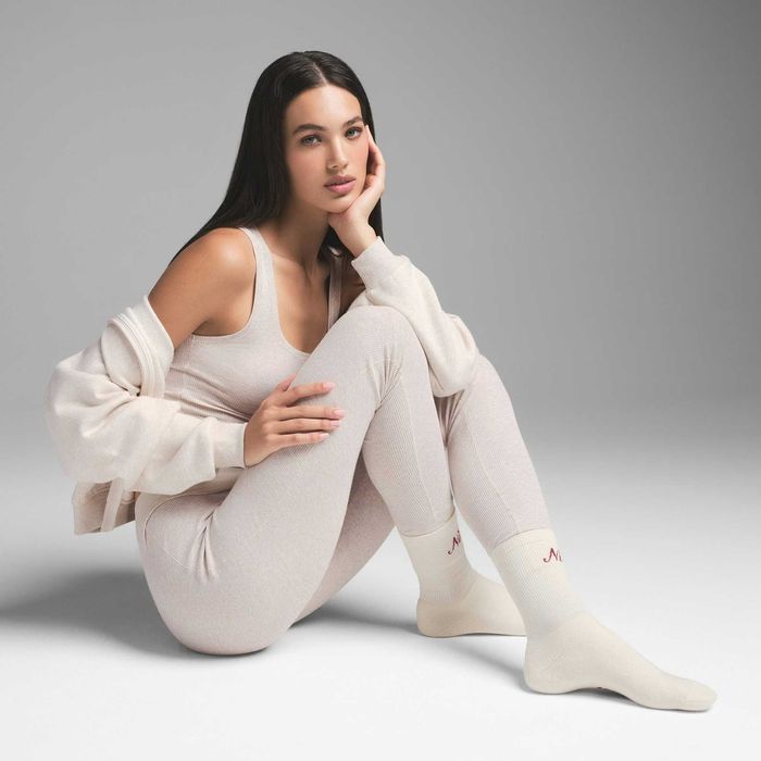 Лосіни SKIMS Cotton Rib Legging Black , Grey , LATTE , heather oatmeal