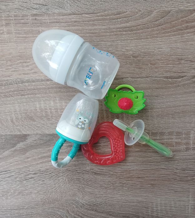 Пляшечка AVENT + ніблер + гризунці