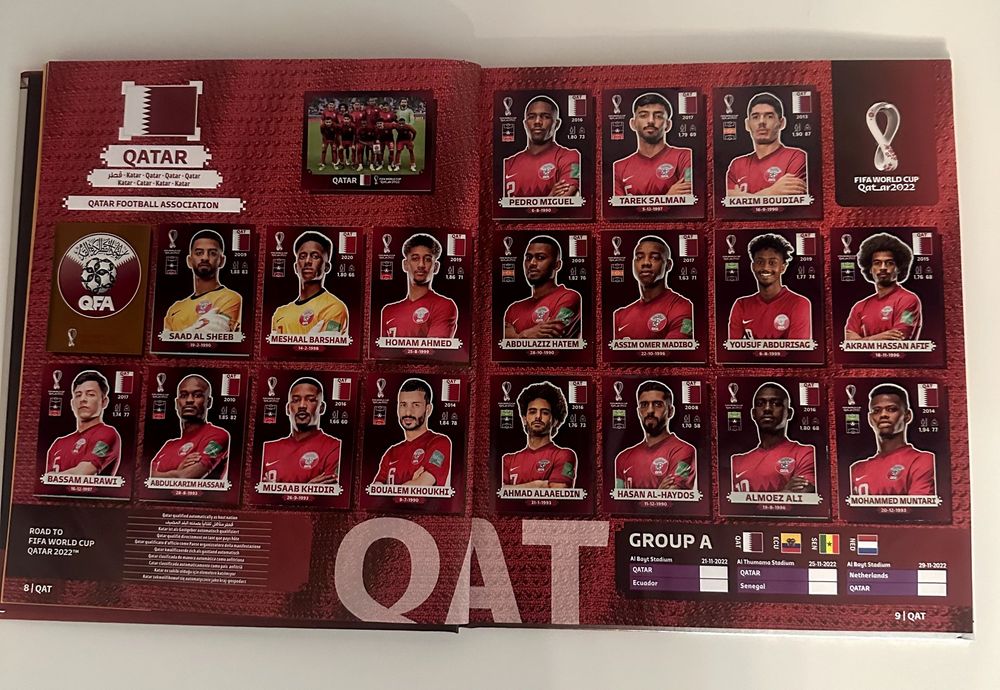 Caderneta Panini FIFA world CUP Qatar 2022 ORYX