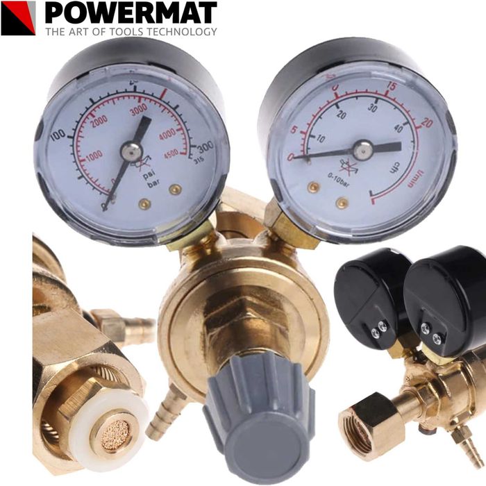 POWERMAT Reduktor Ciśnieniowy Z Co2 Argon Do Butli Butla PM0195