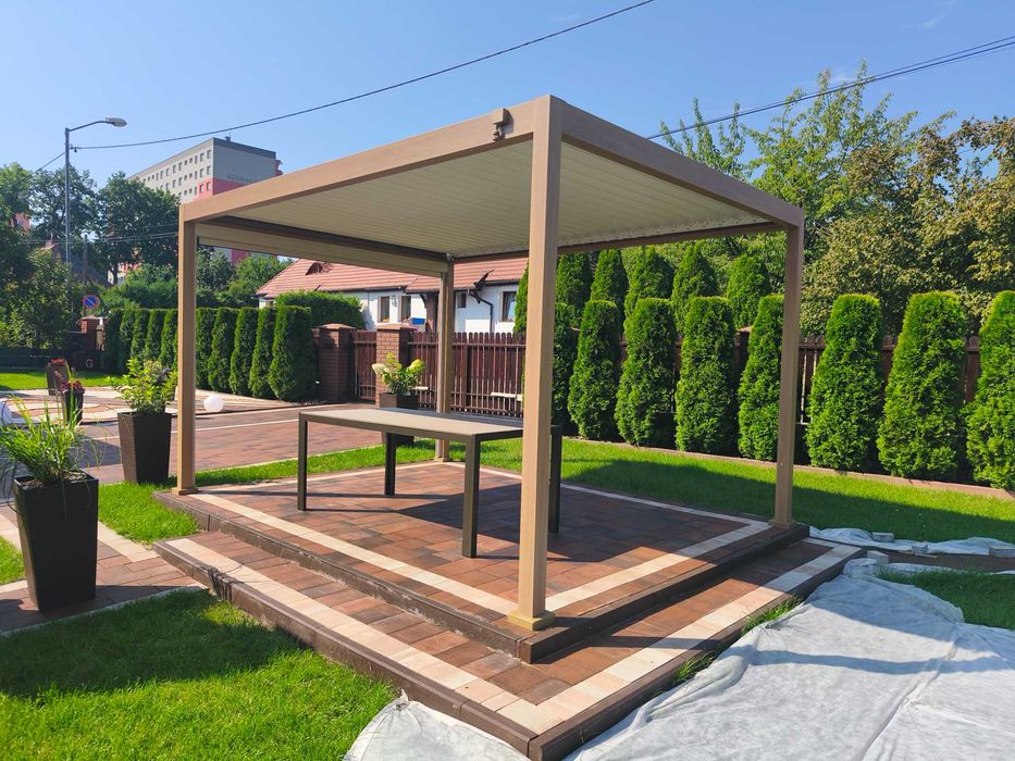 Sprzedam pergola ogrodową wolnostojącą EVISTA  GRAIN 3X4 + gratis  screen roleta 3m