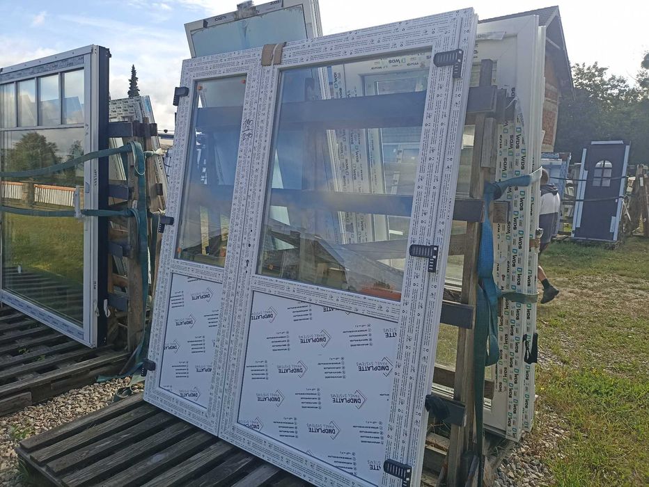 Drzwi zewnętrze pcv 180/210 białe