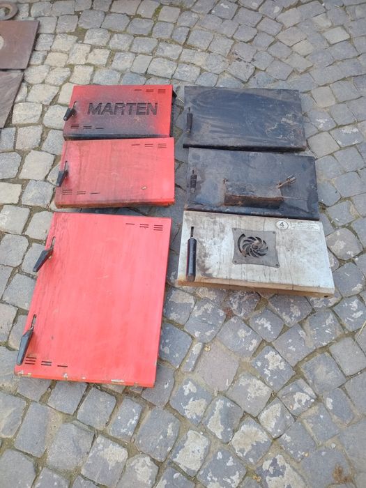 Продам дверки на котел и плита чугунная