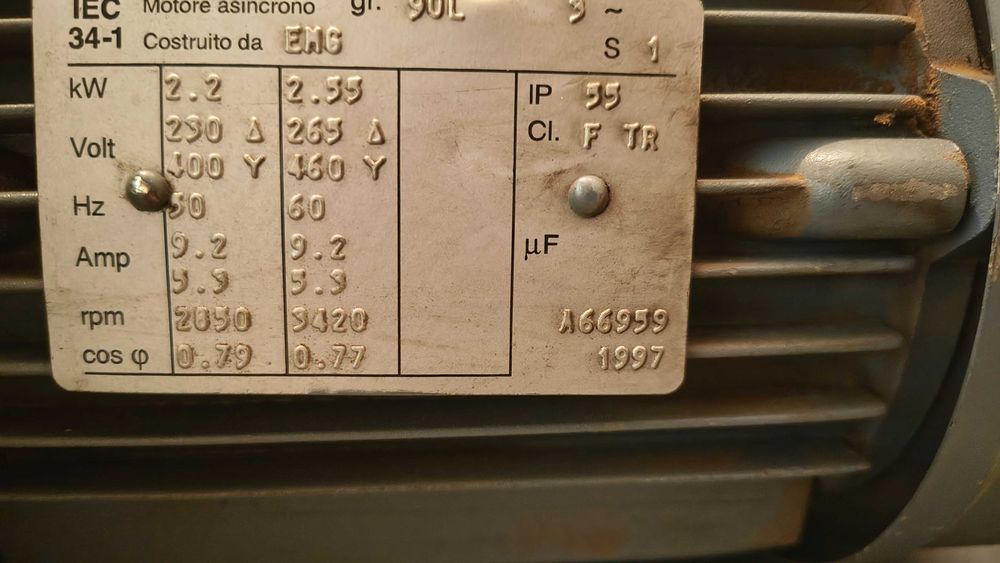 Sucha pompa próżniowa effepizeta A66959 2.2kw