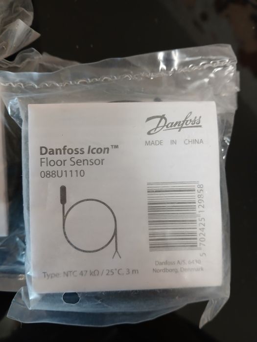 Датчик температури підлоги Danfoss Icon Sensor для 24V/230V довжина кабелю 3 м