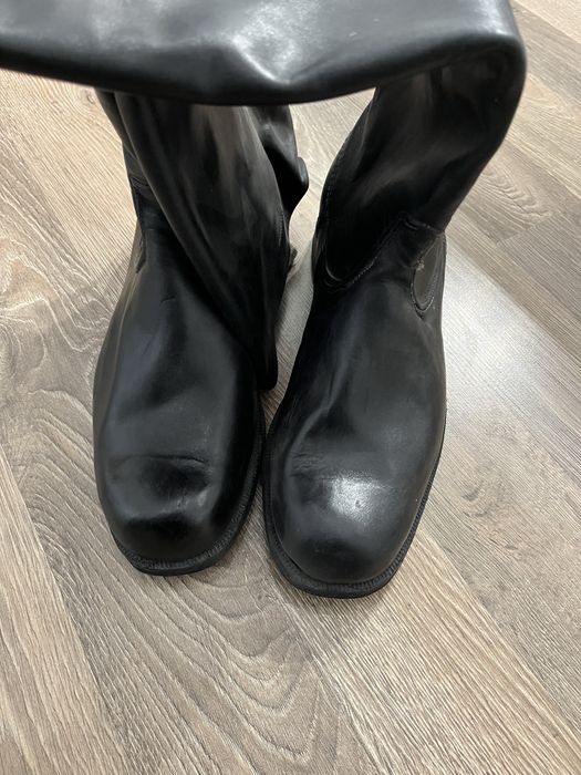 Чоботи шкіряні, сапоги кожані,  («хромачі»)нові совдепівські