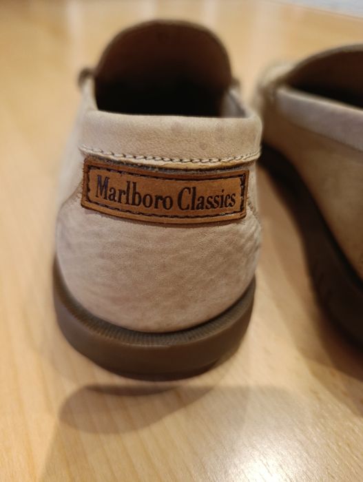 Mocassim em camurça bege  Marlboro Classics