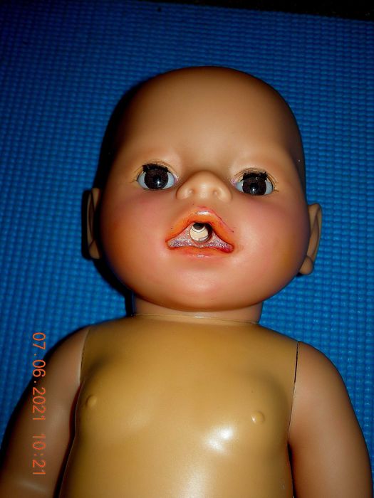 lalka Baby Born 42 cm, chłopiec ze smoczkiem