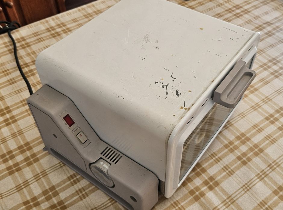 Forno Moulinex a funcionar