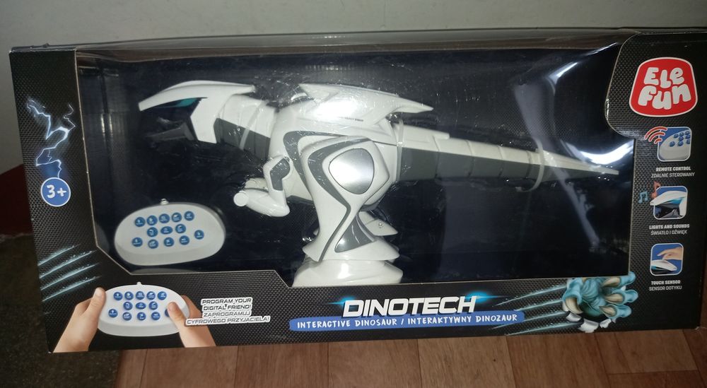 Cyber DINO zdalnie sterowany, światło, dźwięk