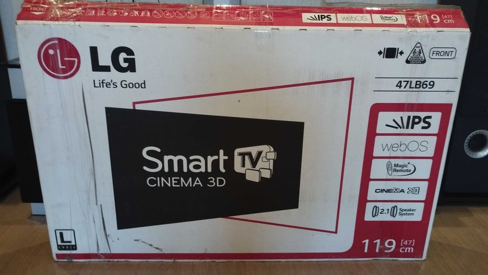 3D Smart телевизор LG 47"