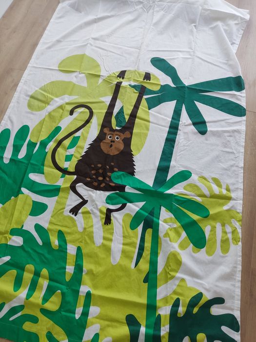 IKEA zasłony dżungla