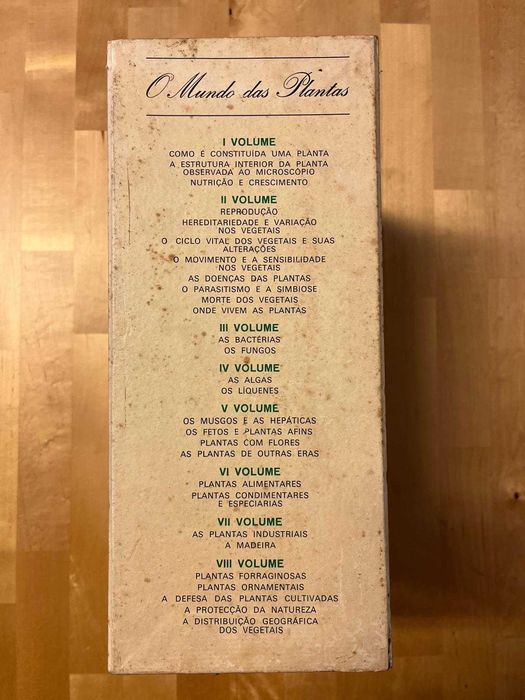 O Mundo das Plantas - 8 Volumes