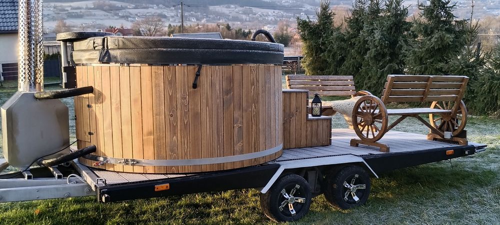Balia mobilna, bania wynajem, Jacuzzi, hydromasaż