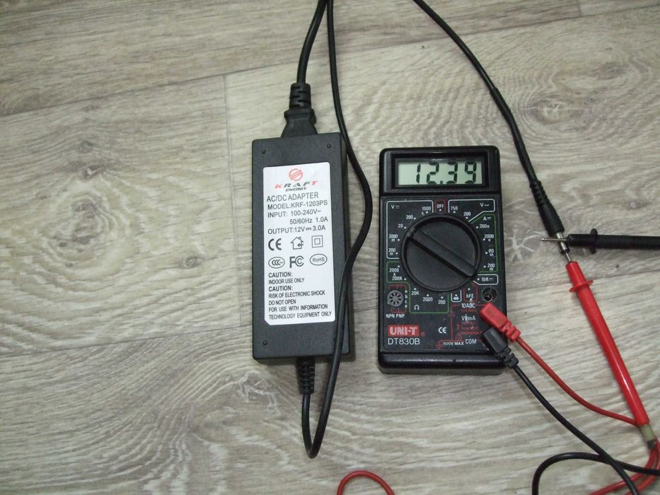 Блок питания KRF-1203PS Kraft 12V/3A