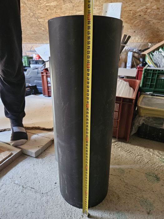 Rura stalowa kominowa.