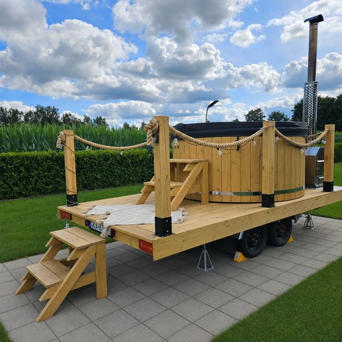 Mobilna balia ogrodowa jacuzzi spa