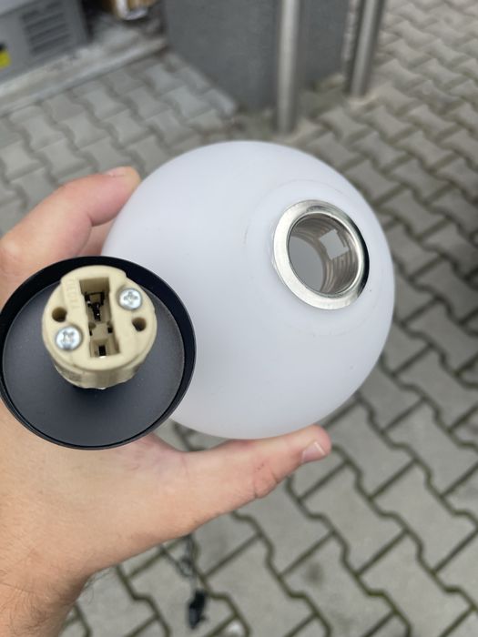 Lampy wiszące Orlicki LOFT owe szklana kula