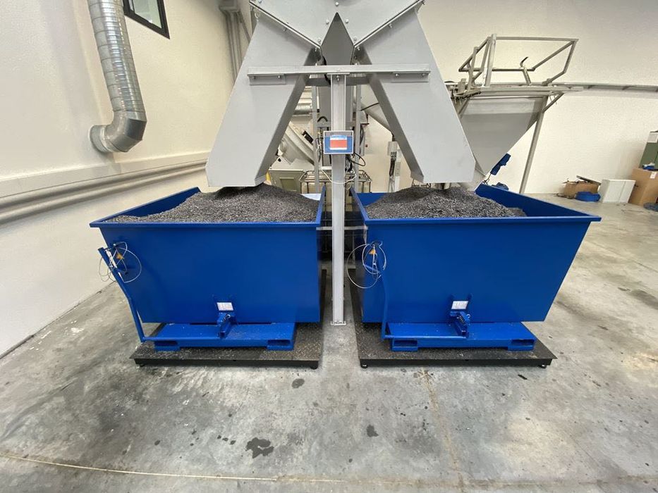 Kontener koleba 1m3 #2 pojemnik samowyładowczy