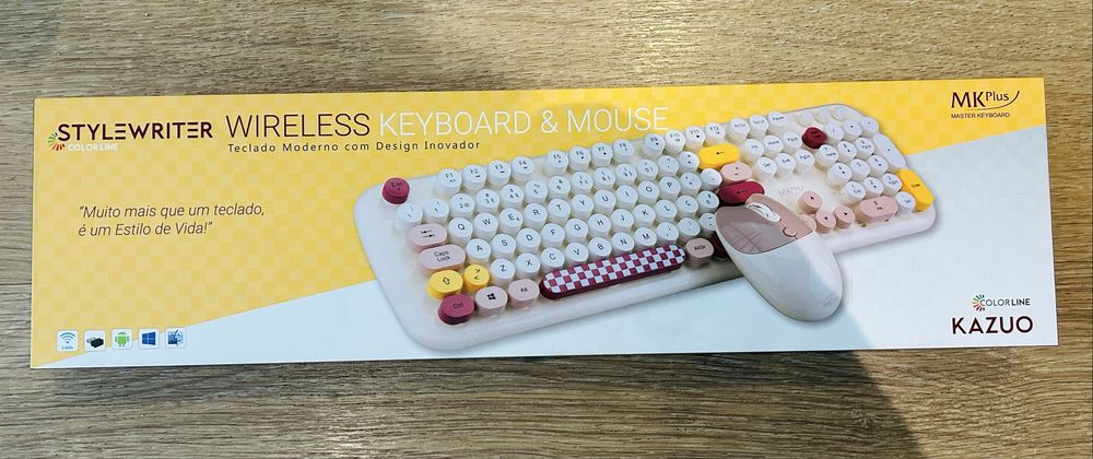 Teclado retro design MK PLUS como novo