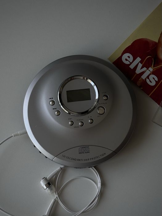 Портативний CD-плеєр з дисплеєм Anti-Skip 120 sec | Живлення USB / AA