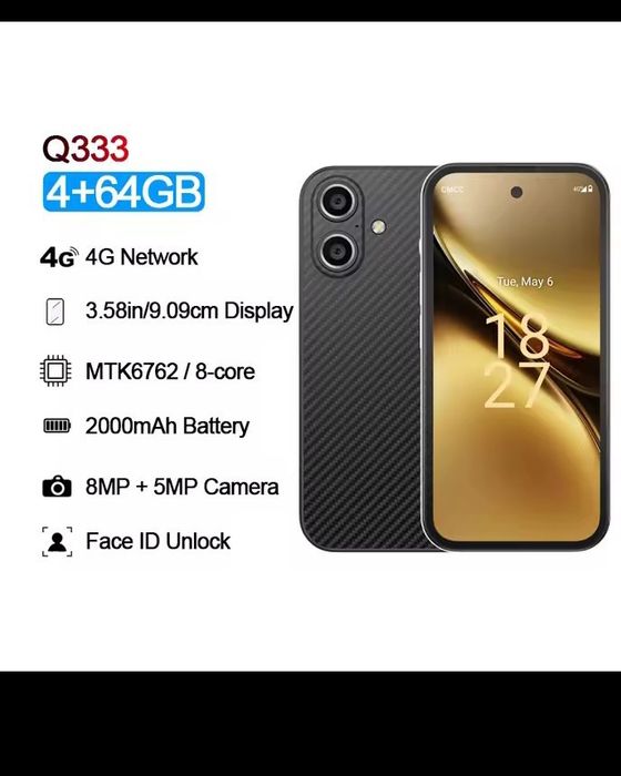 Міні смартфон Soyes Q333 4g, 4/64 ГБ.,2 сім.
