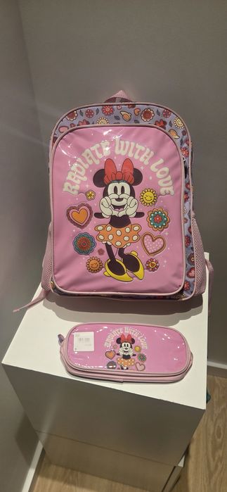 Mochila Disney - Minie com estojo