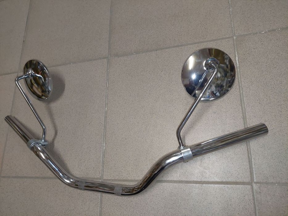 Nowy zestaw naprawczy kierownica+lusterka rama simson s51 s50 s53 PL