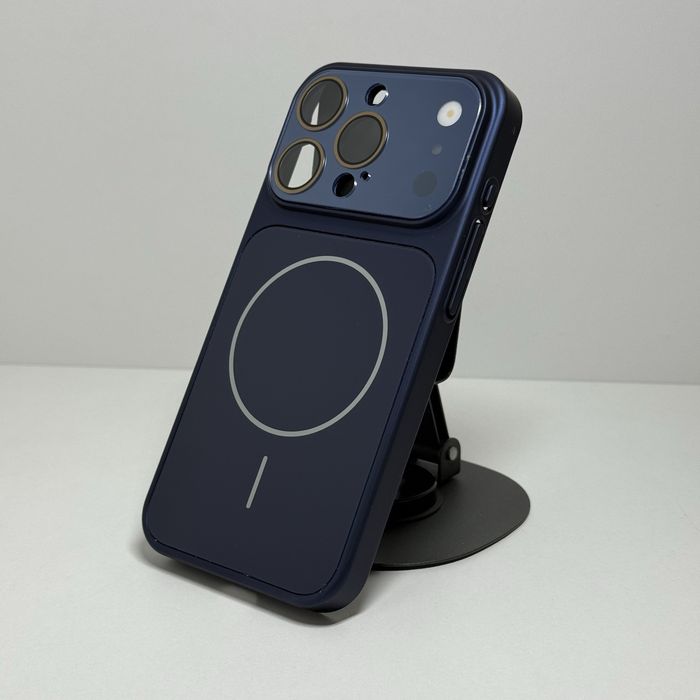 Чохол iPhone 15 Pro  імітаці айфон 17 Ag Glass Matte MagSafe з захистом камер. Чохол айфон 15 про магсейф Матовий